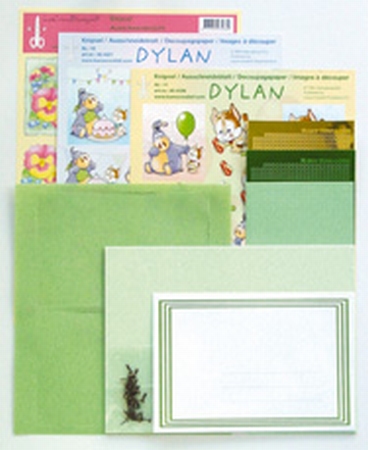 LeCreaDesign Sticker-O-Stitch Dylan 61.4437 kit Groen