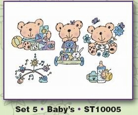 Clear stamps Card Deco Stampies ST10005 Stampies Baby's